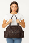 Quilted Zipper Handbag
