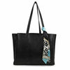 Synthetic Leather Office Tote Bag