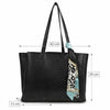 Synthetic Leather Office Tote Bag