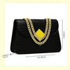 Designer Women's Crocodile Pattern Handbag